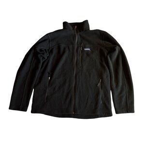 Patagonia Men's Classic Synchilla Full Zip Fleece Jacket, Black, Size M